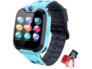 Kids Phone Smartwatch with Games & MP3 Player - 1.54 inch Touch Screen Watch Phone 2 Way Call Music Player Game Funny Camera Alarm Clock Children School Gift for Boys Girls