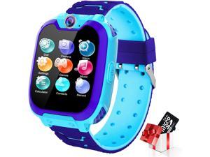Kids Smart Watch for Boys Girls - Touch Screen Smartwatches with Phone Call SOS Music Player Alarm Clock Camera Games Calculator for Teen Students