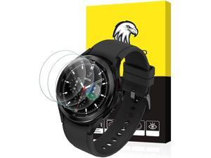 Galaxy Watch 4 Classic 46mm Screen Protector, 3 Pack Tempered Glass Screen Protector Compatible with Samsung Galaxy Watch4 Classic 46mm