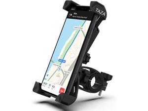 Bike Phone Mount, TAZA Anti-Shake Bicycle Motorcycle Phone Holder 360° Rotation Universal Cradle Clamp Compatible with iPhone 11/11 Pro Max/XR/X/8/7, Samsung Galaxy Note 10 Plus/S20/S20 Ultra/S10/ A10