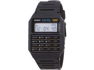 Casio Men's Twincept Databank Ani-Digi Resin Watch Black CA-53W-1CR
