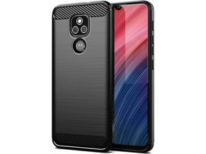 Case for Moto G Play Case Motorola G Play Funda, [Black] Carbon Fiber Effect Gel Grip Protection Cover [Anti Scratch][Anti Collision]