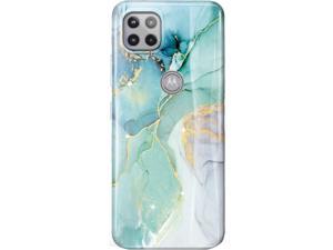 luolnh Moto One 5G ACE Case,Moto G 5G Cace,Marble Glitter Brilliant Cute Design Soft Silicone Rubber TPU Bumper Cover Phone Case for Motorola Moto One 5G ACE/Moto G 5G-Abstract Mint