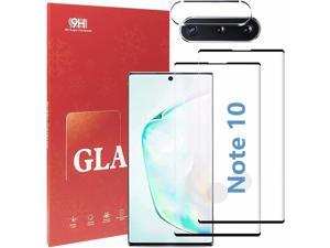 For Samsung Galaxy Note 10 Screen Protector Tempered Glass 22 Pack Camera Lens ProtectorAntiScratchEasyInstallation 9H Hardness for Samsung Galaxy Note 10 63 inch
