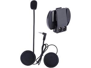 Motorcycle Intercom Headsets, BTI Microphone Headphone Headset & Clip Accessory for V6 V4 Motorcycle Helmet Bluetooth Interphone Intercom