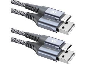 Micro USB Cable Android Charger 2Pack 66ft Samsung Galaxy S7 Charger CordAndroid Phone Charger 30A Fast Charging Cable for Samsung Tablet Galaxy S7 S6 J7 A5 Note 5 Kindle PS4 LG etc