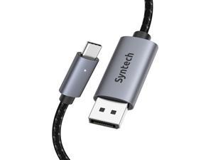 Syntech USB C to DisplayPort Cable(4K@60Hz), Thunderbolt 3 to DisplayPort Cable Compatible with MacBook Pro 2020/2019, MacBook Air, iPad Pro/iPad Air 4, Samsung Galaxy S10/S9, Dell XPS and More