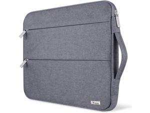Laptop Case Sleeve 14-15.6 Inch with Handle for MacBook Pro 15/16 2021, Surface Book 15 3/4, ASUS Acer Hp Samsung Chromebook, Waterproof Slim Computer Cover Bag with Accessory Pocket, Gray