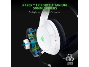 Kaira Pro Wireless Gaming Headset for Xbox Series X S, Xbox One: Triforce Titanium 50mm Drivers - Supercardioid Mic - Dedicated Mobile Mic - EQ Pairing - Xbox Wireless & Blue