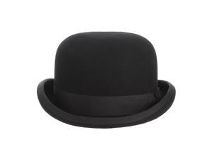 GEMVIE Men's Wool Derby Bowler Hat Satin Lined Theater Quality Gentleman Hat for Dress Party Black 4 Sizes GEMVIE Men's Wool Derby Bowler Hat Satin Lined Theater Quality Gentleman Hat for Dress Party Black 4 Sizes