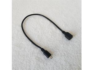 Micro USB to Mini USB Cable Data Transfer Extension Wire 5Pin Male to Female Adatper For Android Phone Black 25cm,Black Micro USB to Mini USB Cable Data Transfer Extension Wire 5Pin Male to Female Adatper For Android Phone Black 25cm,Black