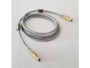 6Pin to 6Pin Data Extension Cable IEEE1394 Firewire With Gold Plated Interface 1.8m Male to Male for DV Capture Card 6Pin to 6Pin Data Extension Cable IEEE1394 Firewire With Gold Plated Interface 1.8m Male to Male for DV Capture Card