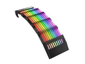 2021 24 Pin RGB Light Extension Cable Rainbow Streamer PSU Line 5V 3-Pin ARGB Sync Power Cord 2021 24 Pin RGB Light Extension Cable Rainbow Streamer PSU Line 5V 3-Pin ARGB Sync Power Cord