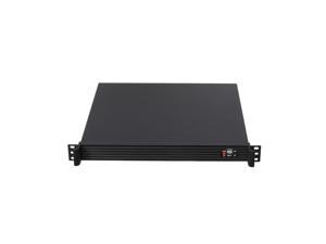 1U server case / suitable for installing various motherboards of ATX 12 "× 9.6" and below size / standard 1U power supply with length 7.48-8.26in / empty case