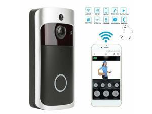 WIFI Video Doorbell, Wireless Smart Doorbell 720P HD Security Camera Two-Way Talk and Video, Night Vision, PIR Motion Detection and App Control for IOS and Android WIFI Video Doorbell, Wireless Smart Doorbell 720P HD Security Camera Two-Way Talk and Video, Night Vision, PIR Motion Detection and App Control for IOS and Android