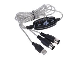 PwrON 6ft USB Cable Laptop PC Data Sync Cord for M-Audio M-Track 2 Channel Audio MIDI Studio Interface