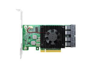 Linkreal PCI Express 3.0 x8 to 4 x U.2 (SFF-8643) NVMe SSD Adapter