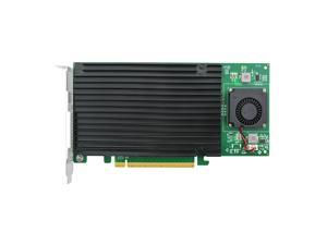 Linkreal PCIe 3.0 x16 to 4 xM.2 NVMe SSD Adapter Card with heatsink