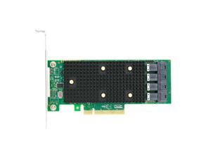 PCIe x8 to 16 Port Tri-Mode SAS/SATA/NVMe Storage Adapter Card-LRTM9C16-16I Compatible for SAS 9400-16I