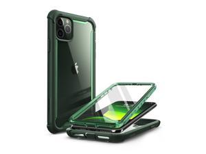 i-Blason Ares Case for iPhone 11 Pro Max 2019 Release, Dual Layer Rugged Clear Bumper Case with Built-in Screen Protector