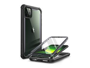 i-Blason Ares Case for iPhone 11 Pro Max 2019 Release, Dual Layer Rugged Clear Bumper Case with Built-in Screen Protector