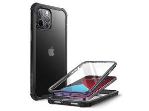 Forza Series Case for iPhone 12 Pro Max 67 inch 2020 Release FullBody Rugged Cover with Builtin Screen Protector Compatible with Fingerprint Reader Black