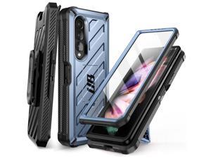 SUPCASE Unicorn Beetle Case for Galaxy Z Fold 3 5G (2021), Rugged Belt Clip Shockproof Protective Case with Built-in Screen Protector & Kickstand  Tilt