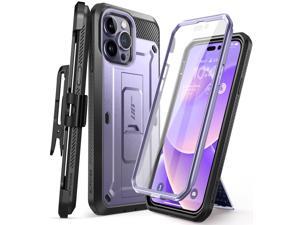 SUPCASE Unicorn Beetle Pro Series Case for iPhone 14 Pro Max 2022 Release 67 Inch Builtin Screen Protector FullBody Rugged Holster Case Mauve