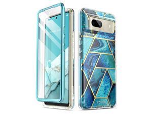 i-Blason Cosmo Series for Google Pixel 7 Case (2022), Slim Full-Body Stylish Protective Case with Built-in Screen Protector (Ocean) Blue