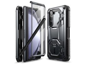 iBlason Armorbox Designed for Samsung Galaxy Z Fold 5 Case 2023 Release with Pen Holder  Kickstand Full Body Protective Bumper Case with Builtin Screen Protector Black