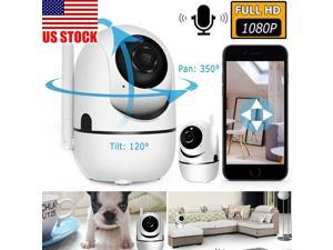 1080P WiFi Wireless Full HD Pan Baby Pet Monitor Network IP Camera IR WiFi Webcam Security Camera Webcam Cam Night Vision Baby Monitor Camera Indoor Home Security Surveillance Built-in Microphone