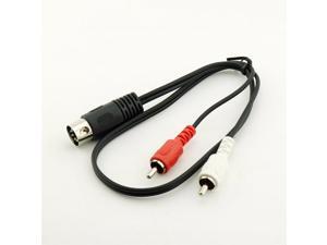 10pcs MIDI DIN 5 PIN Male Plug to 2x RCA Phono Male Plug Audio Adapter Cable 50cm 1.5ft / 1.5m 5ft 10pcs MIDI DIN 5 PIN Male Plug to 2x RCA Phono Male Plug Audio Adapter Cable 50cm 1.5ft / 1.5m 5ft