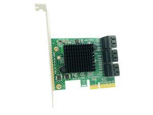 H1111Z Add On Cards PCI Express/PCI-E/PCIE SATA 3 Controller/Adapter SATA3 PCI-E PCIE to SATA Expansion Card 6 Port SATA 3.0 6Gb H1111Z Add On Cards PCI Express/PCI-E/PCIE SATA 3 Controller/Adapter SATA3 PCI-E PCIE to SATA Expansion Card 6 Port SATA 3.0 6Gb