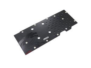 Video card protector backplate metal pad board for MSI R9 390X GAMING R9-390X graphics card protection Video card protector backplate metal pad board for MSI R9 390X GAMING R9-390X graphics card protection