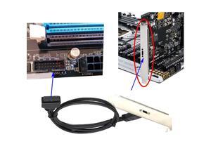 USB 3.0 20 Pin to USB C Front Panel Header Cable, USB 3.0 20 Pin Female to USB Type C Female Panel Mount Extension Cable USB 3.0 20 Pin to USB C Front Panel Header Cable, USB 3.0 20 Pin Female to USB Type C Female Panel Mount Extension Cable