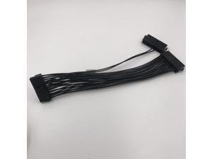 24Pin Mining Cable Power Supply Cable 24Pin Extension Cable Male to Female PSU Power Sata Extension For Riser Miner Black 30cm,0.3M 24Pin Mining Cable Power Supply Cable 24Pin Extension Cable Male to Female PSU Power Sata Extension For Riser Miner Black 30cm,0.3M