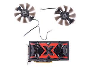 2x 85mm PLD10015B12H 0.55A RX580 RX590 for POWERCOLOR DATALAND Radeon RX 580 590 Graphics Card Cooling Fan