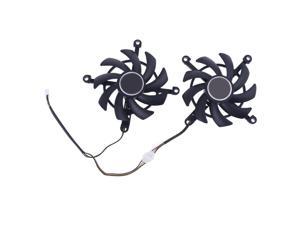 D7YC 1 Pair 4Pin Video Graphics Card Cooler Fan for Colorful GeForce GTX 1660 Ti 1650