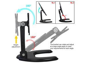 OIAGLH Durable Flexible Computer Swivel Aluminium Alloy TV Monitor Desk Stand Height Adjustable Phone Holder Home LCD Screen Universal