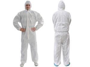 <b>Hooded disposable jumpsuit protective suit factory hospital safety clothing robe</b> <b>Hooded disposable jumpsuit protective suit factory hospital safety clothing robe</b>