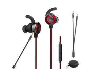 2019 Wired Gaming Headset, Megadream Noise Cancelling Stereo Bass Gaming Earbuds Gaming Sports Headset with Removable Adjustable Microphone, 3.5mm Jack, Desktop Adapter, Suitable for PS4 / Xbox One / 2019 Wired Gaming Headset, Megadream Noise Cancelling Stereo Bass Gaming Earbuds Gaming Sports Headset with Removable Adjustable Microphone, 3.5mm Jack, Desktop Adapter, Suitable for PS4 / Xbox One /