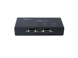 Power supply 2 port VGA splitter video distribution box 1 PC 2 display signal copy Power supply 2 port VGA splitter video distribution box 1 PC 2 display signal copy
