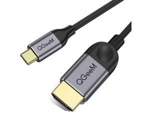 USB C to HDMI Cable Adapter 6ft 4K,QGeeM USB Type C to HDMI Cable Thunderbolt 3 Compatible with MacBook Pro 2018 IPad pro,Samsung S9 S10,Surface Book 2,Dell XPS 13/15,Pixelbook More USB C to HDMI Cable Adapter 6ft 4K,QGeeM USB Type C to HDMI Cable Thunderbolt 3 Compatible with MacBook Pro 2018 IPad pro,Samsung S9 S10,Surface Book 2,Dell XPS 13/15,Pixelbook More