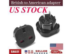 British to American Adapter Travel Adapter Black Plug Converts 3 Pin to 2 pin US,Travel Adaptor UK to US USA Pin Convert Power Holiday Travelling Adapter Plugs US Shipping British to American Adapter Travel Adapter Black Plug Converts 3 Pin to 2 pin US,Travel Adaptor UK to US USA Pin Convert Power Holiday Travelling Adapter Plugs US Shipping