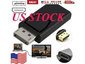 Display Port DP Male To HDMI Female Flat Adapter Connector Converter DP to HDMI, DisplayPort Male to HDMI Female Adapter, DP Male to HDMI Female for PC Computer Laptop Macbook US STOCK Display Port DP Male To HDMI Female Flat Adapter Connector Converter DP to HDMI, DisplayPort Male to HDMI Female Adapter, DP Male to HDMI Female for PC Computer Laptop Macbook US STOCK