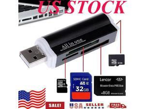 Mini Multi One Memory Card Reader All in One USB 2.0 Memory Card Reader Adapter for SD, MMC, RS-MMC, SDHC, Mini SD, Mini SDHC, MS, MS Pro, MS Duo, MS Pro Duo, T-Flash, Micro SD, Micro SDHC M2 Black US Mini Multi One Memory Card Reader All in One USB 2.0 Memory Card Reader Adapter for SD, MMC, RS-MMC, SDHC, Mini SD, Mini SDHC, MS, MS Pro, MS Duo, MS Pro Duo, T-Flash, Micro SD, Micro SDHC M2 Black US