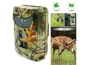 Trail Game Camera Hunters Wildlife 12MP HD 1080P Video Hunting Cam Infrared IR Night Vision Up to 49ft, Motion Activated Sensor IP65 Waterproof Trail Game Camera Hunters Wildlife 12MP HD 1080P Video Hunting Cam Infrared IR Night Vision Up to 49ft, Motion Activated Sensor IP65 Waterproof