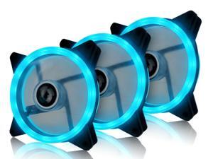 Vicabo 3 Packs 120mm PC Cooling Silent 15 LEDs Case Fans Computer Cooler Cooling, 120mm Quiet Dual Light Loop LED Fan, 3/4 pin, Ice Blue LED Lighting (3pcs) Vicabo 3 Packs 120mm PC Cooling Silent 15 LEDs Case Fans Computer Cooler Cooling, 120mm Quiet Dual Light Loop LED Fan, 3/4 pin, Ice Blue LED Lighting (3pcs)