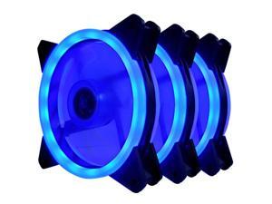 Vicabo 3 Packs 120mm PC Cooling Silent 15 LEDs Case Fans Computer Cooler Cooling, 120mm Quiet Dual Light Loop LED Fan, 3/4 pin, Blue LED Lighting (3pcs) Vicabo 3 Packs 120mm PC Cooling Silent 15 LEDs Case Fans Computer Cooler Cooling, 120mm Quiet Dual Light Loop LED Fan, 3/4 pin, Blue LED Lighting (3pcs)