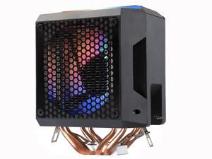 Black Edition RGB LED Lighting PC CPU Air Cooler Fan Cooling Radiator Heatsink CDC Aluminum Heatpipes For AMD/775 /1150/1151/1155/1156 New type Black Edition RGB LED Lighting PC CPU Air Cooler Fan Cooling Radiator Heatsink CDC Aluminum Heatpipes For AMD/775 /1150/1151/1155/1156 New type